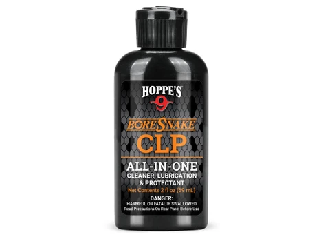 Hoppe's HSO BoreSnake Oil CLP Cleans Lubricates Prevents Rust Pinpoint Applicator 2 oz. Squeeze Bottle