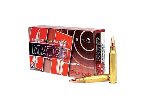 Hornady 81264 Superformance Match 5.56x45mmNATO 75gr Boat Tail Hollow Point 20 Per Box/10 Case