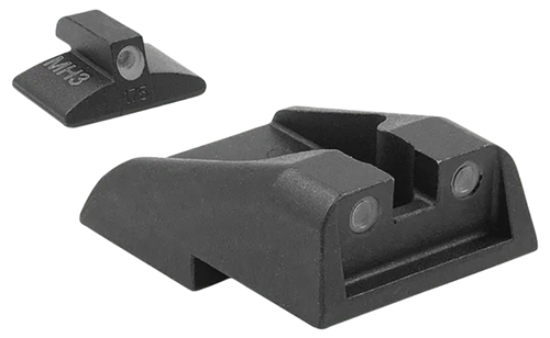 Meprolight USA 195933101 Tru-Dot  Green Tritium White Outline Front Sight-Green Tritium White Outline Rear Sight IWI Jericho 941/Baby Eagle                                                             