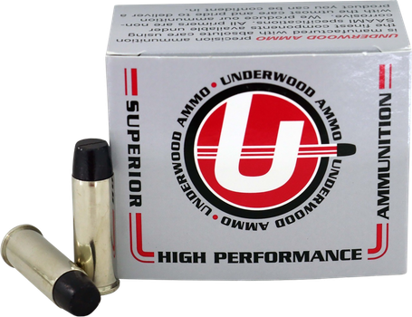 Underwood Ammo 723 Gas Check  44RemMag 305gr Hard Cast Long Wide Nose 20 Per Box/10 Case                                                                                                                