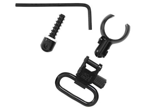 Uncle Mike's 13912 Magnum Band Swivel Set Quick Detach 115 CFL Tri-Lock Blued 1" Loop for .630-.675" Mag Tubes