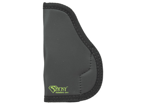 Sticky Holsters LG2 LG-2 Black/Green Latex Free Rubber Fits Med/Lg Semi-Auto Ambidextrous