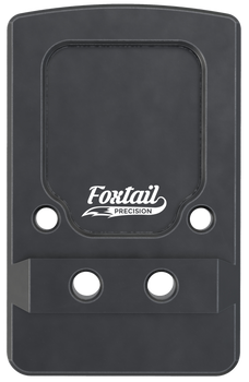 Foxtail Precision 100013 Rear Sight Dovetail Optic Adapter Plate for non MOS Glock  Black Anodized Glock Non MOS                                                                                        