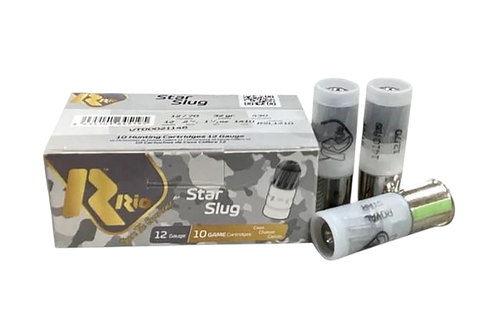 Rio Ammunition RSL1210   12Gauge 2.75" Slug Shot 10 Per Box/25 Case                                                                                                                                     