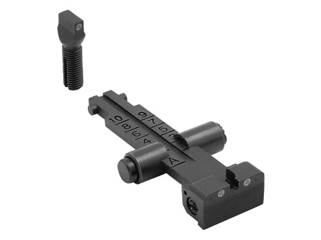 Meprolight USA 1331153101 Tru-Dot Self Illuminated AK/AKM Sight Black 3-Dot Green Front & Rear Sight Set for AK/AKM