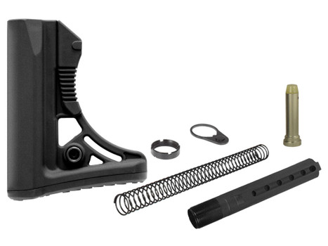 UTG Pro RBUS3BM Mil-Spec OPS Ready S3 Stock Kit Black Synthetic 6 Position for AR-15, M16