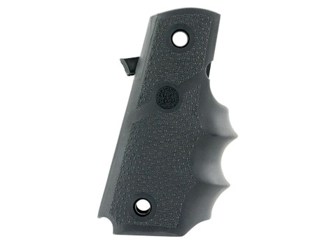Hogue 14000 Rubber Grip Black Rubber with Finger Grooves for Para Ordnance P-14