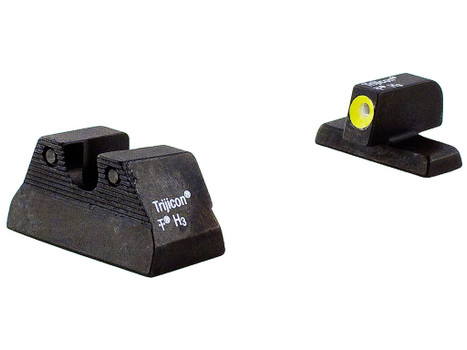Trijicon 600596 HD Night Sights Green/Tritium Yellow Outline Front Sight-Green Tritium Black Outline Rear Sight H&K USP