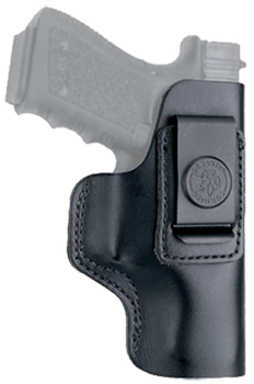 DeSantis Gunhide 031BA77Z0 Insider  IWB Black Leather Belt Clip Fits H&K P2000SK/Springfield XD/XD-E 3.30" Barrel Right Hand                                                                            