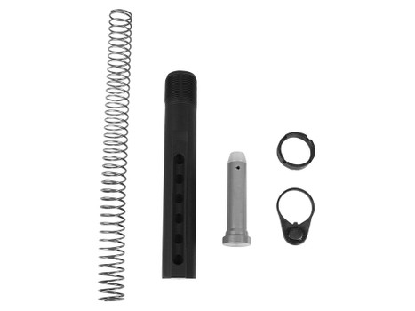 LBE Unlimited MILBUFKT Mil-Spec Buffer Tube Kit 6 Position AR-15 Black