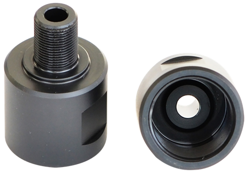 Griffin Armament 24MM1228A Suppressor Mount Thread Adapter 1/2"x28 Melonite QPQ Black                                                                                                                   