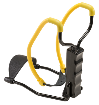 Umarex 2219000 NXG ST11 Compact Slingshot Yellow Rubber Powerband Black Molded Handle                                                                                                                   