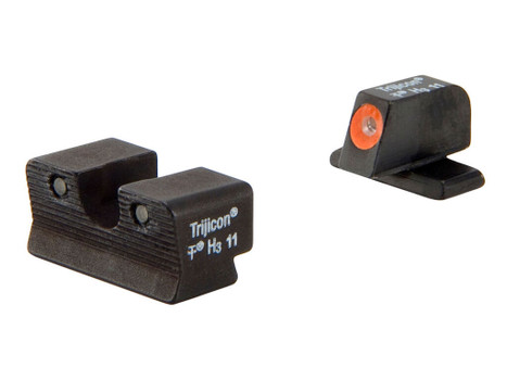 Trijicon 600752 HD Night Sights Green/Tritium Orange Outline Front Sight-Green Tritium Black Outline Rear Sight Springfield Armory XD-S/XD-E