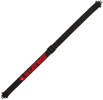 Ruger 27838 10/22  Black/Red Webbing 22-40" OAL Adjustable Rifle                                                                                                                                        