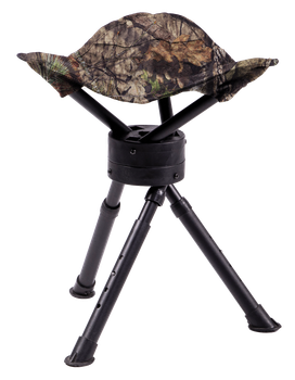 Ameristep AMS-AMEFT1011 Tripod Stool  360 Degree Swivel Mossy Oak Break-Up Country Heavy Duty Fabric/Steel                                                                                              