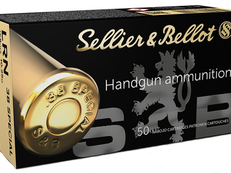 Sellier & Bellot SB38A Handgun 38Special 158gr Lead Round Nose 50 Per Box/20 Case