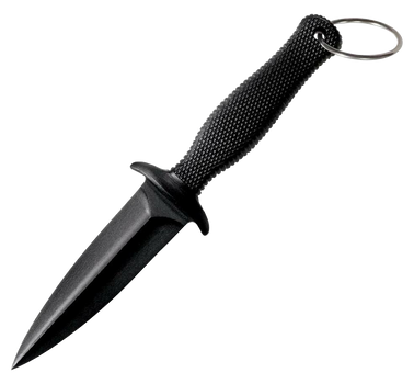 Cold Steel CS-92FBB FGX Boot Blade II 3.25" Fixed Plain Black Griv-Ex Blade/Black Checkered Kray-Ex Handle                                                                                              
