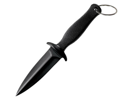 Cold Steel CS-92FBB FGX Boot Blade II 3.25" Fixed Plain Black Griv-Ex Blade/Black Checkered Kray-Ex Handle