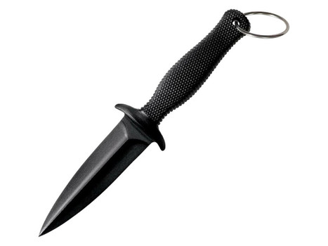 Cold Steel CS-92FBB FGX Boot Blade II 3.25" Fixed Plain Black Griv-Ex Blade/Black Checkered Kray-Ex Handle