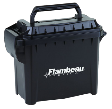 Flambeau 5415MC Mini Ammo Can 45 ACP/9mm Black Polymer                                                                                                                                                  