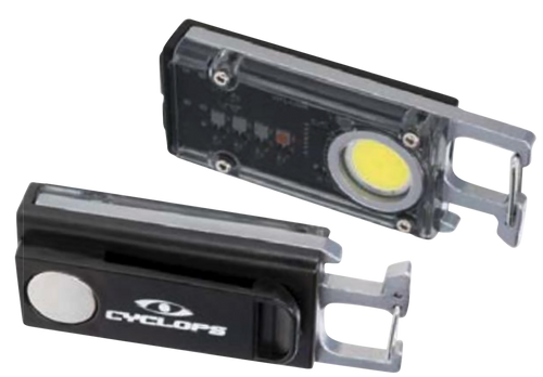 Cyclops CYC-FLSHCLIP Flash Clip  Black 300 Lumens Red/Green/Purple/Blue                                                                                                                                 