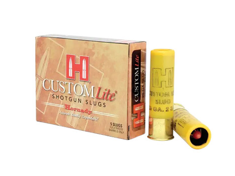Hornady 86233 Custom Lite 20 Gauge 2.75" FTX Slug Shot 5 Per Box/ 20 Case