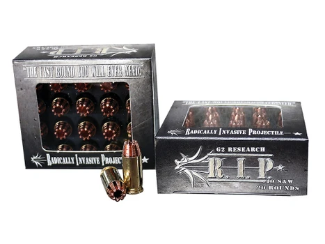G2 Research G00003 R.I.P 40S&W 115gr Fracturing Hollow Point 20 Per Box/25 Case