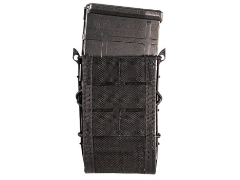 High Speed Gear 41TA00BK TACO Duty Single Rifle Mag Pouch, Black Nylon with MOLLE Exterior, Fits MOLLE & 2" Belt