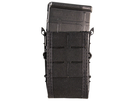 High Speed Gear 41TA00BK TACO Duty Single Rifle Mag Pouch, Black Nylon with MOLLE Exterior, Fits MOLLE & 2" Belt