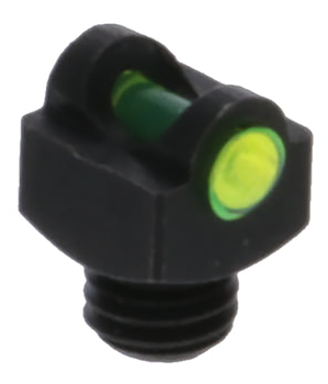 TruGlo TGTG954AG StarBrite Deluxe Bead  Black | Green Fiber Optic Front Sight 6-48" Threads                                                                                                             