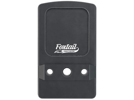Foxtail Precision 100014 Rear Sight Dovetail Optic Adapter Plate for non MOS Glock Black Anodized Glock Non MOS