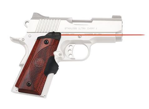 Crimson Trace LG902 Lasergrips Master Series 1911 Compact, Red Laser Rosewood                                                                                                                           