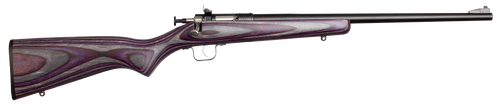 Crickett KSA2227 Youth  22 LR 1rd 16.12" Blued Barrel & Receiver, Fixed Front/Adjustable Rear Sights, Purple Laminate Stock w/11.5" LOP, Rebounding Firing Pin Safety                                   