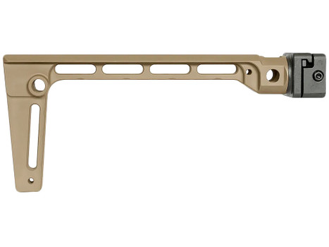 Midwest Industries MIARMSFFDE Arm Brace Side Folding Stock Flat Dark Earth 6061 Aluminum Fixed