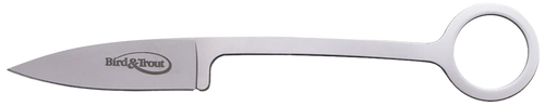 Cold Steel CS20BTJ Bird & Trout  2.25" AUS-8A SS Plain Drop Point Bead Blasted Blade, 4.06" Bead Blasted AUS-8A SS Handle                                                                               