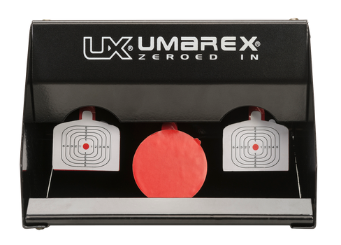 Umarex 2218075 Trap Shot Re-Setable Steel Red/White Target Air Rifle                                                                                                                                    