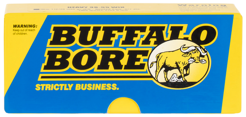Buffalo Bore Ammunition 11C20 Heavy Strictly Business 38-55Win 255gr Semi Jacketed Flat Point 20 Per Box/12 Case                                                                                        