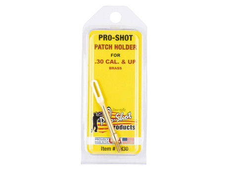 Pro-Shot PH30 Brass Patch Holder .30 - .50 Cal Rifle/Pistol #8-32" Thread Brass