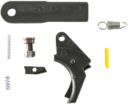 Apex Tactical 100026 Action Enhancement  Black Curved Trigger Drop-In Fits S&W M&P                                                                                                                      