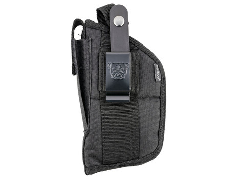 Bulldog FSN19 Extreme OWB Black Nylon Belt Loop/Clip Fits Auto w/Laser or Light Fits 2-5" Barrel Ambidextrous
