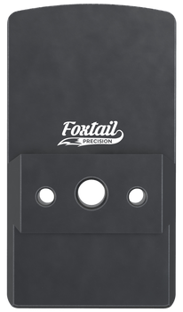 Foxtail Precision 100016 Rear Sight Dovetail Optic Adapter Plate for S&W M&P/M&P 2.0  Black Anodized Smith & Wesson M&P 2.0/C.O.R.E                                                                     