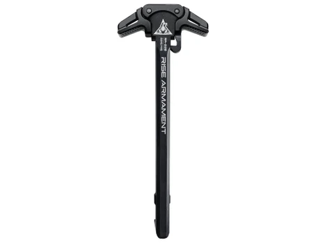 Rise Armament RA220BLK Charging Handle AR-15 Black Anodized Aluminum Ambidextrous Hand