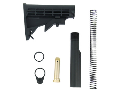 TacFire MAR084 Mil-Spec M4 Stock Kit Black
