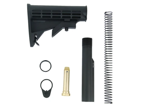 TacFire MAR084 Mil-Spec M4 Stock Kit Black