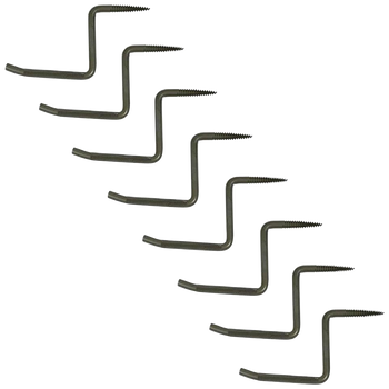 Ameristep AMSAMEAC0100 Step-Up Tree Step 4" Wide Black 8 Pack                                                                                                                                           