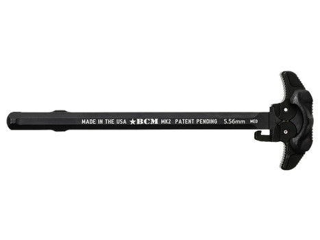 BCM GFHMK2MEDAMBI Ambidextrous MK2 Charging Handle Compatible w/ Mil-Spec AR-15 Black 7075 T-6 Aluminum
