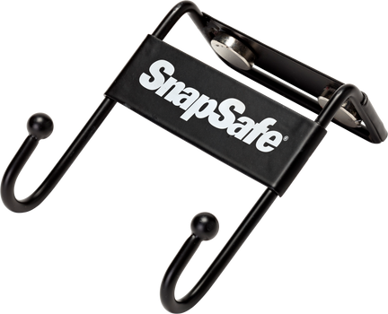 SnapSafe 75911 Magnetic Safe Hook  Black Steel Magnet                                                                                                                                                   