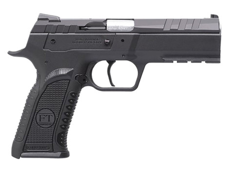 Tanfoglio TFFORCES9 Force Esse 9mm Luger 16+1 4.40" Stainless Steel Barrel, Black Serrated Steel Slide, Black Polymer Frame w/Picatinny Rail, Textured Grip