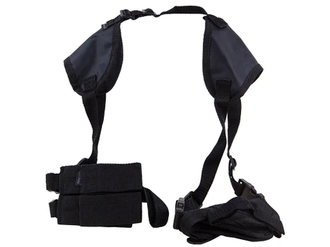 Bulldog WSHD7 Deluxe Shoulder Harness Black Nylon Harness Fits Glock 19 Fits 2-4" Barrel Ambidextrous