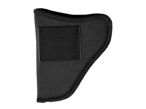 Uncle Mike's 21112 GunMate Hip Holster IWB Size 12 Black Tri-Laminate Belt Clip/Belt Loop Compatible w/Glock Fits 4-5" Barrel Belt 2" Wide Ambidextrous